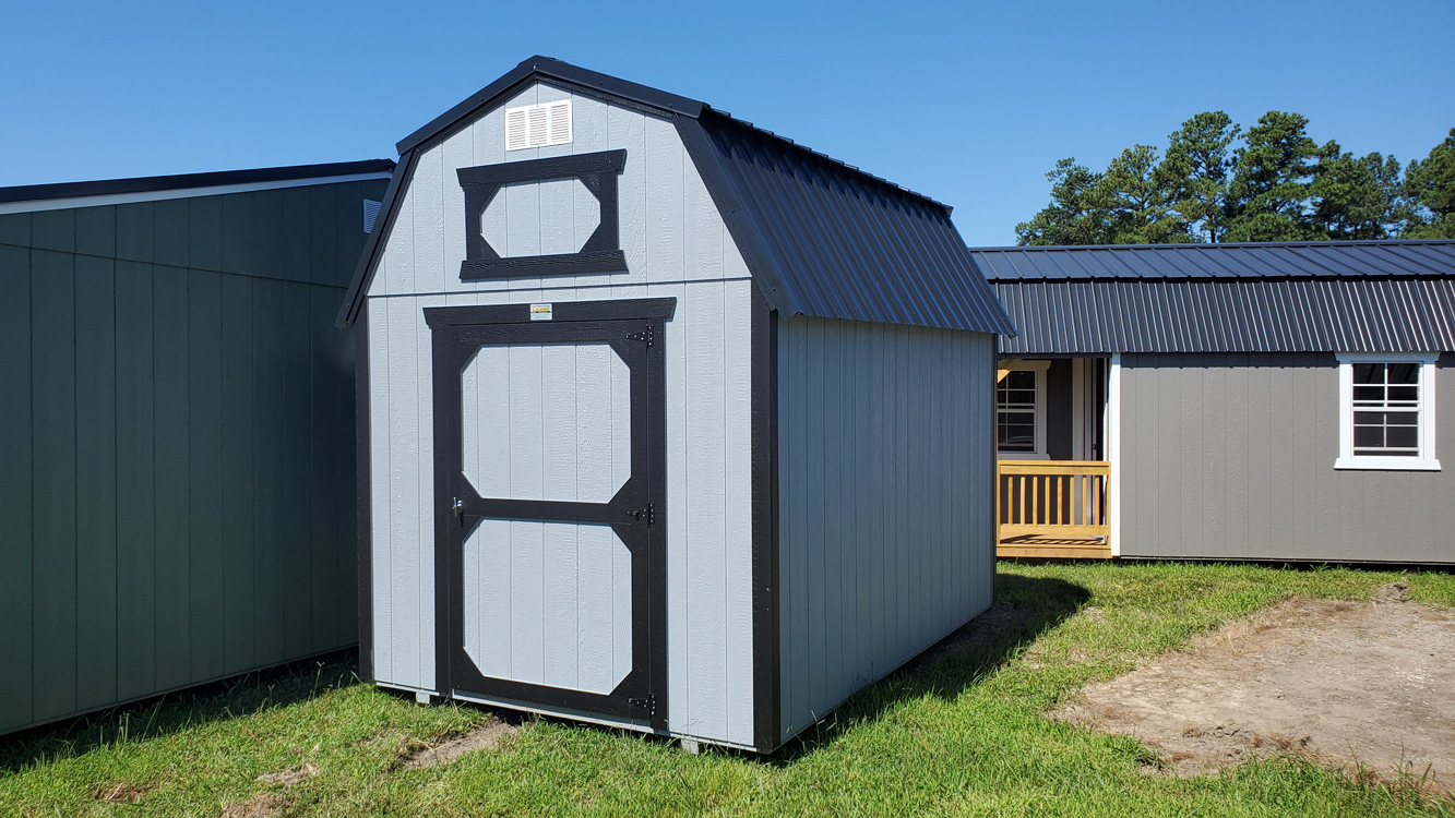 8' x 12' Steely Gray Lofted Barn Storage Shed