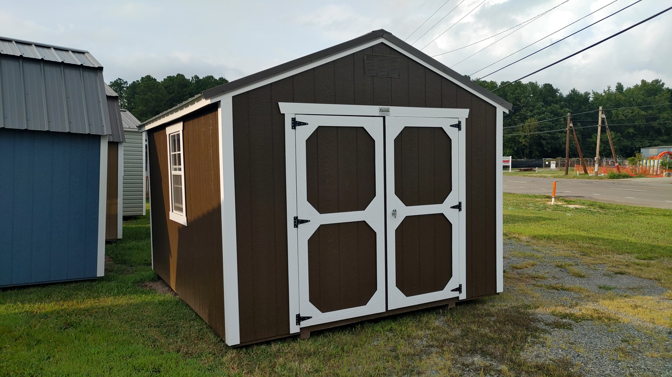 10' x 12' Dark Clove A-Frame Utility Storage Shed