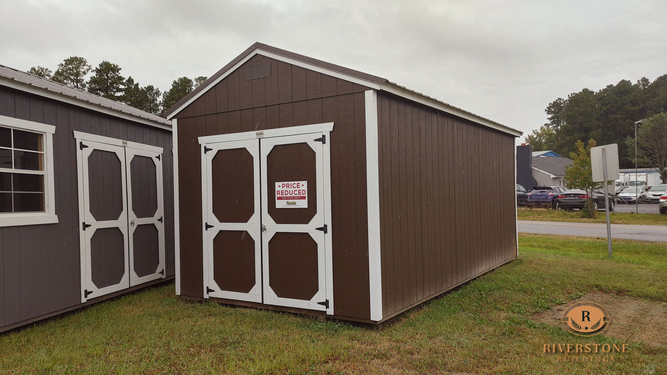 10' x 20' Dark Clove A-Frame Utility Storage Shed