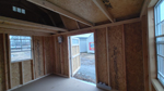 8' x 12' Smoky Blue Side Lofted Barn Storage Shed