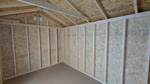 8' x 12' Thatch Brown A-Frame Side Utility Storage Shed