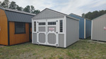 10' x 12' Pewter Cast A-Frame Side Utility Storage Shed
