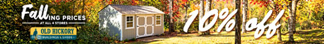 Old Hickory Buildings - Falling Prices Sales Event Through November 30th
