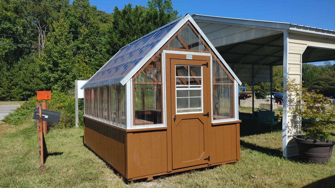 8' x 12' Pine Cone A-Frame Greenhouse