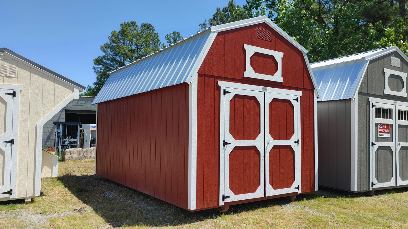 10' x 16' Rustic Red Lofted Barn Storage Shed