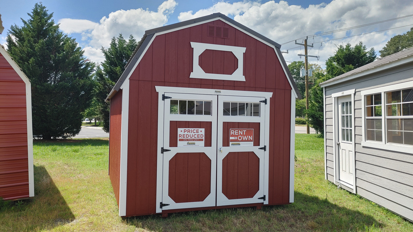 10' x 12' Rustic Red Lofted Barn Storage Shed