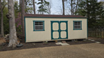 12' x 20' Eaglet Beige A-Frame Garage Storage Shed