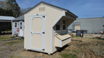 6' x 8' Eaglet Beige Chicken Coop