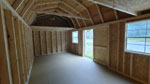 10' x 20' Rosemary Green Side Lofted Barn Storage Shed