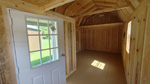 10' x 20' Pewter Cast Side Porch Lofted Barn Storage Shed
