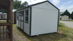 10' x 16' Barn White A-Frame Side Utility Storage Shed