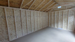 10' x 16' Barn White A-Frame Side Utility Storage Shed