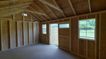 10' x 16' Barn White A-Frame Side Utility Storage Shed