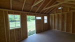 10' x 16' Barn White A-Frame Side Utility Storage Shed