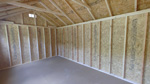 10' x 16' Barn White A-Frame Side Utility Storage Shed