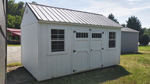 10' x 16' Barn White A-Frame Side Utility Storage Shed