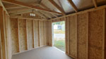 8' x 12' Eaglet Beige A-Frame Side Utility Storage Shed