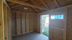 8' x 12' Pewter Cast A-Frame Side Utility Storage Shed