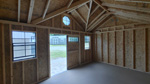 10' x 16' Chestnut A-Frame Side Utility Storage Shed