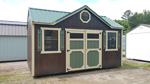 10' x 16' Chestnut A-Frame Side Utility Storage Shed