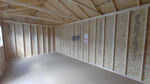 12' x 20' Rosemary Green A-Frame Side Utility Storage Shed