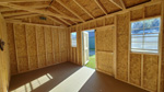 10' x 16' Rosemary Green A-Frame Side Utility Storage Shed