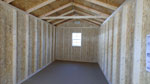 10' x 16' Thatch Brown A-Frame Side Utility Storage Shed
